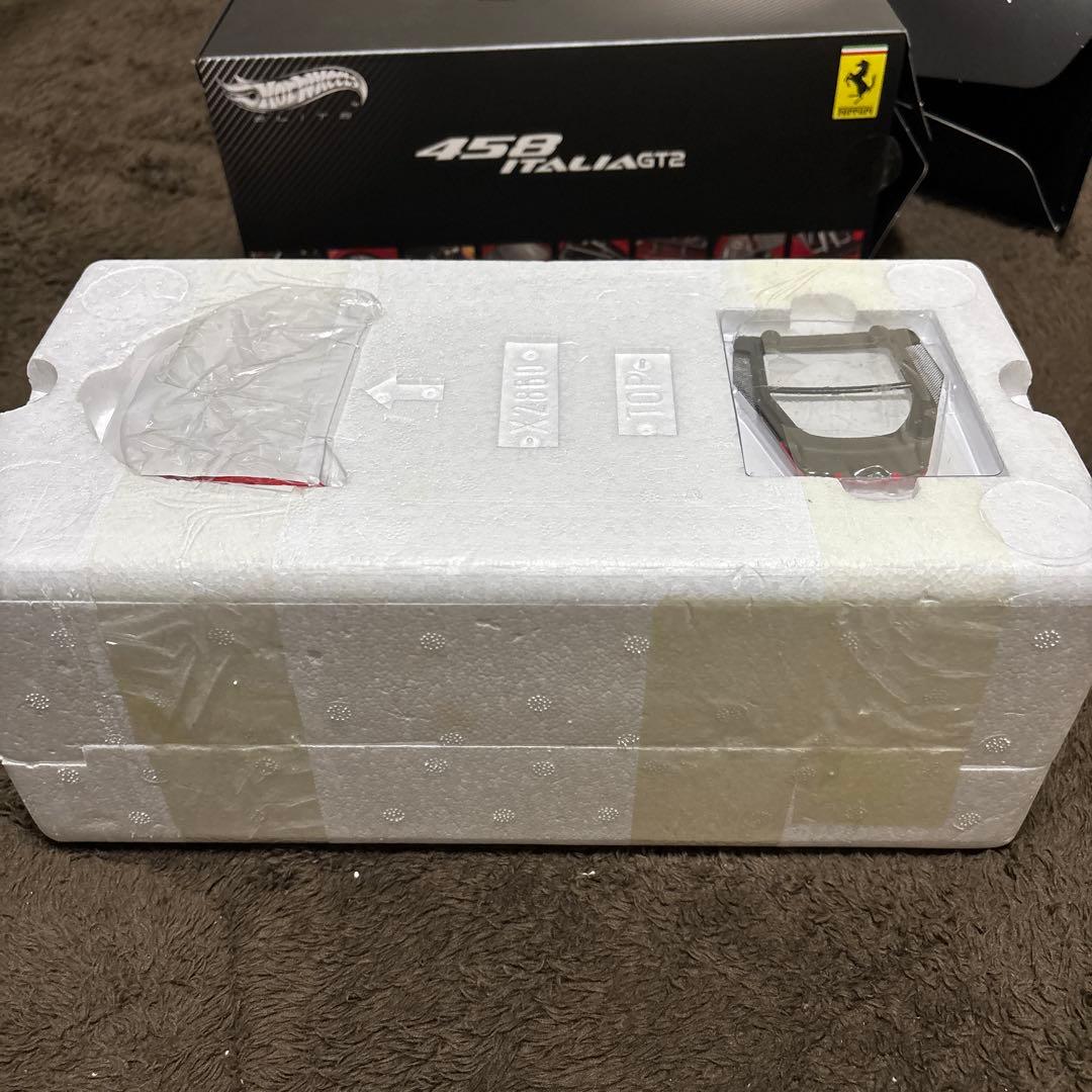 マテル HOTWHEELS ELITE フェラーリ 458 ITALIA GT2
