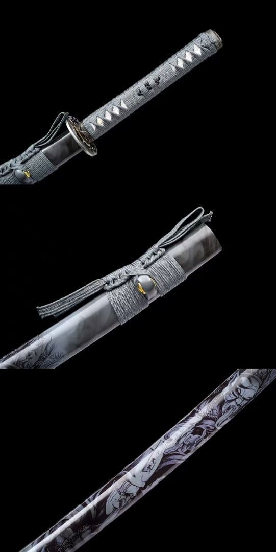 【天魔武士】古兵器 刀装具 日本刀　模造刀 居合刀 武士道 鑑賞用 美術刀