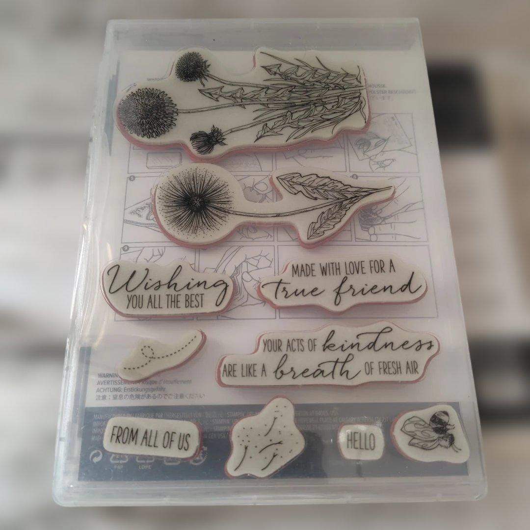 スタンピンアップ★たんぽぽGarden Wishes スタンプセット欠品あり