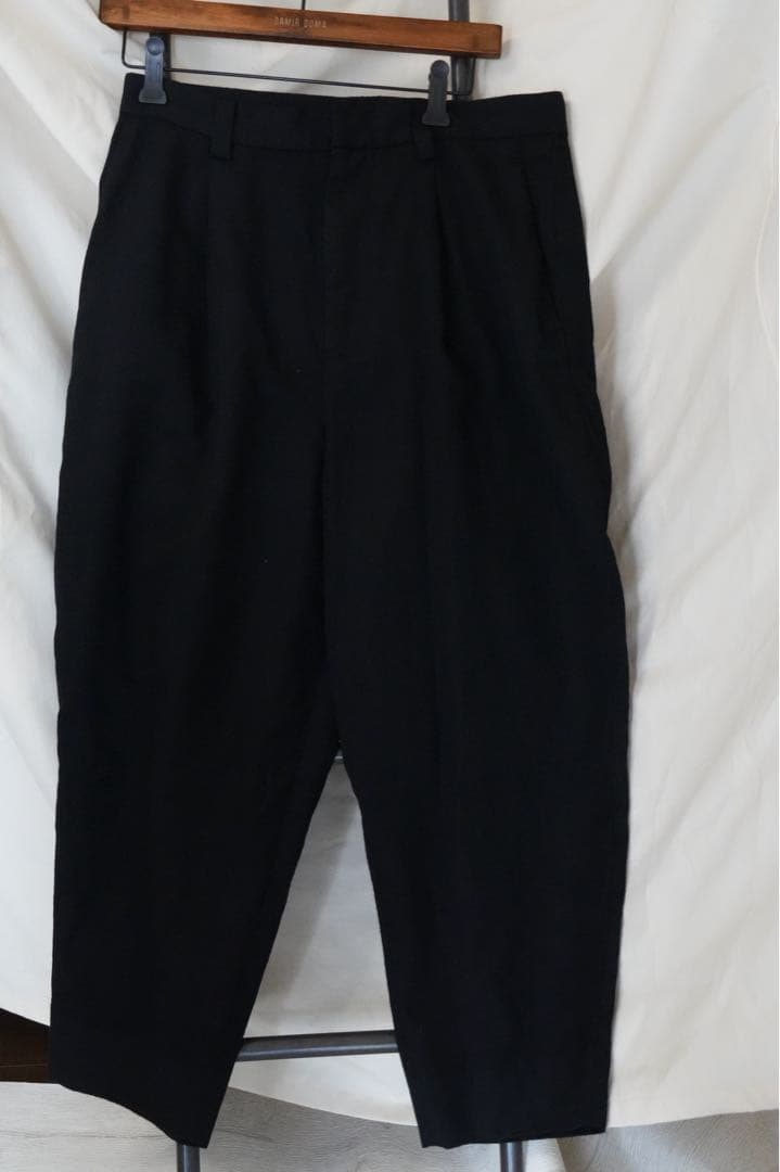 dulcamara ブラックサルエルパンツ