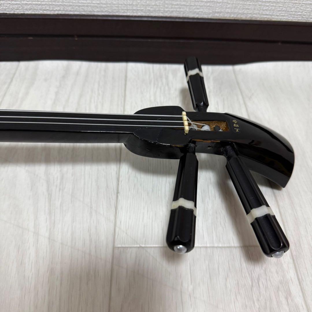 沖縄 三線 特上 人工皮革 蛇柄 ソフトケース 三味線✨付属品多数