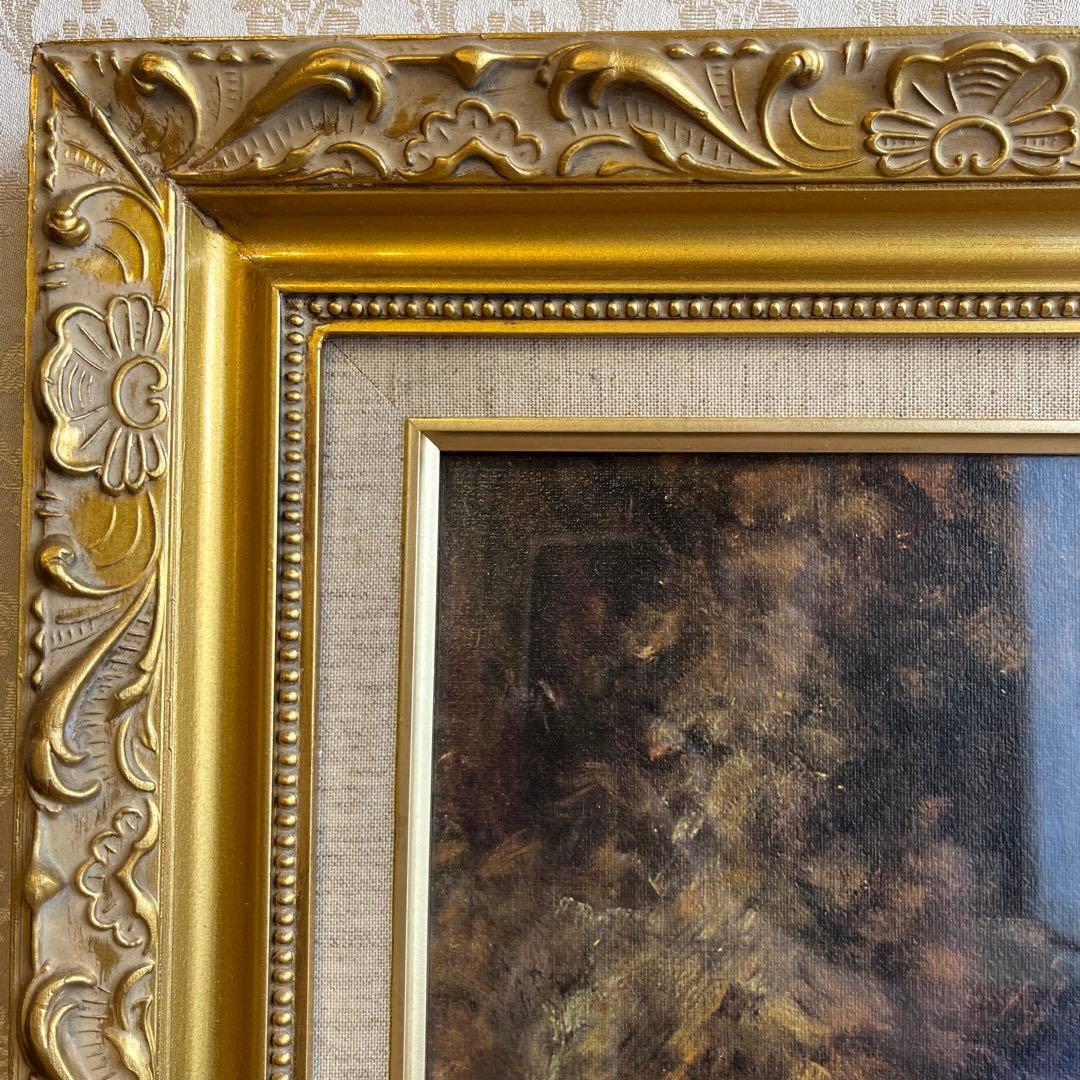 セール中！　ルノアール複製画　かわいいイレーヌ　ガラス額