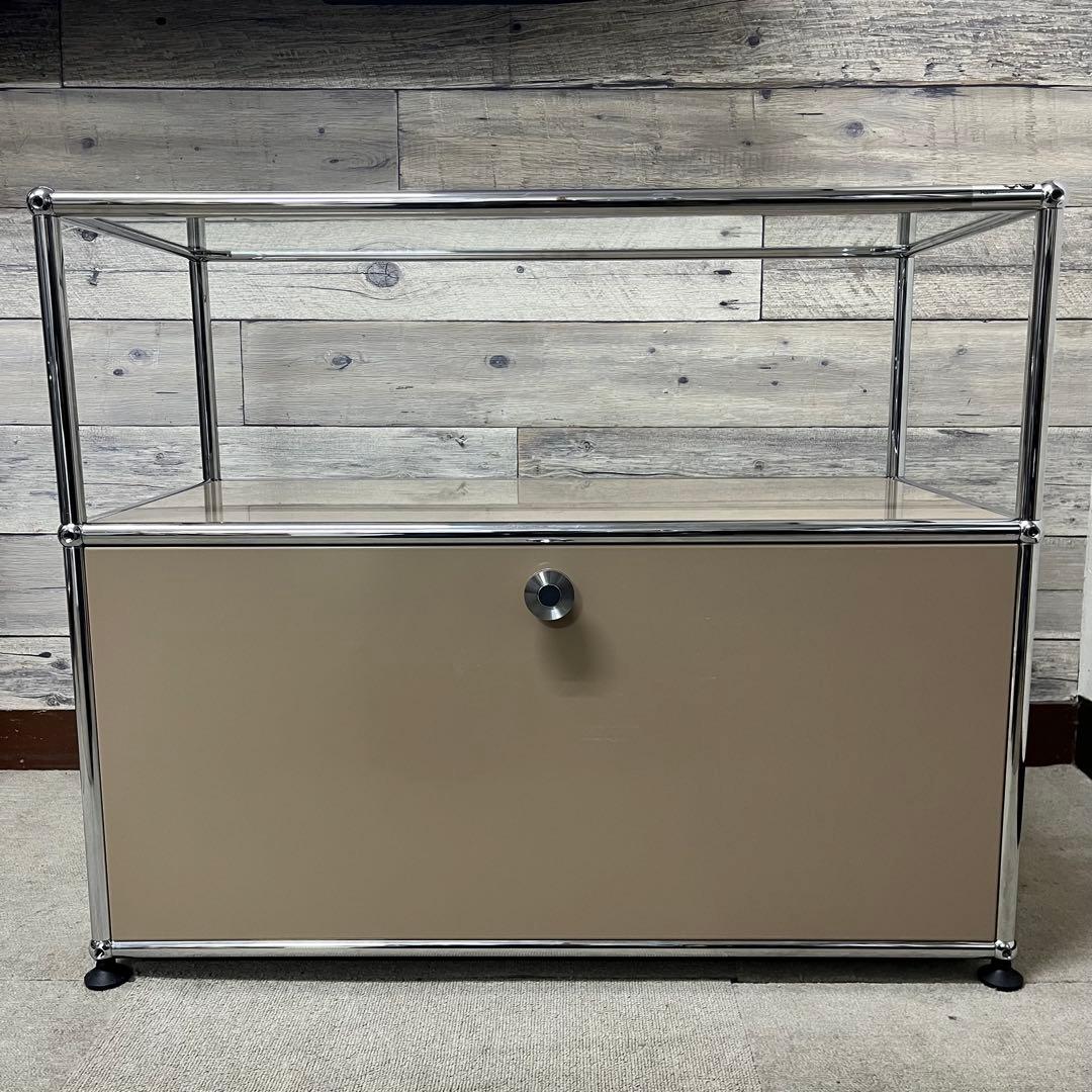 ★正規品★USMハラー １列２段　ガラス天板、ベージュ色