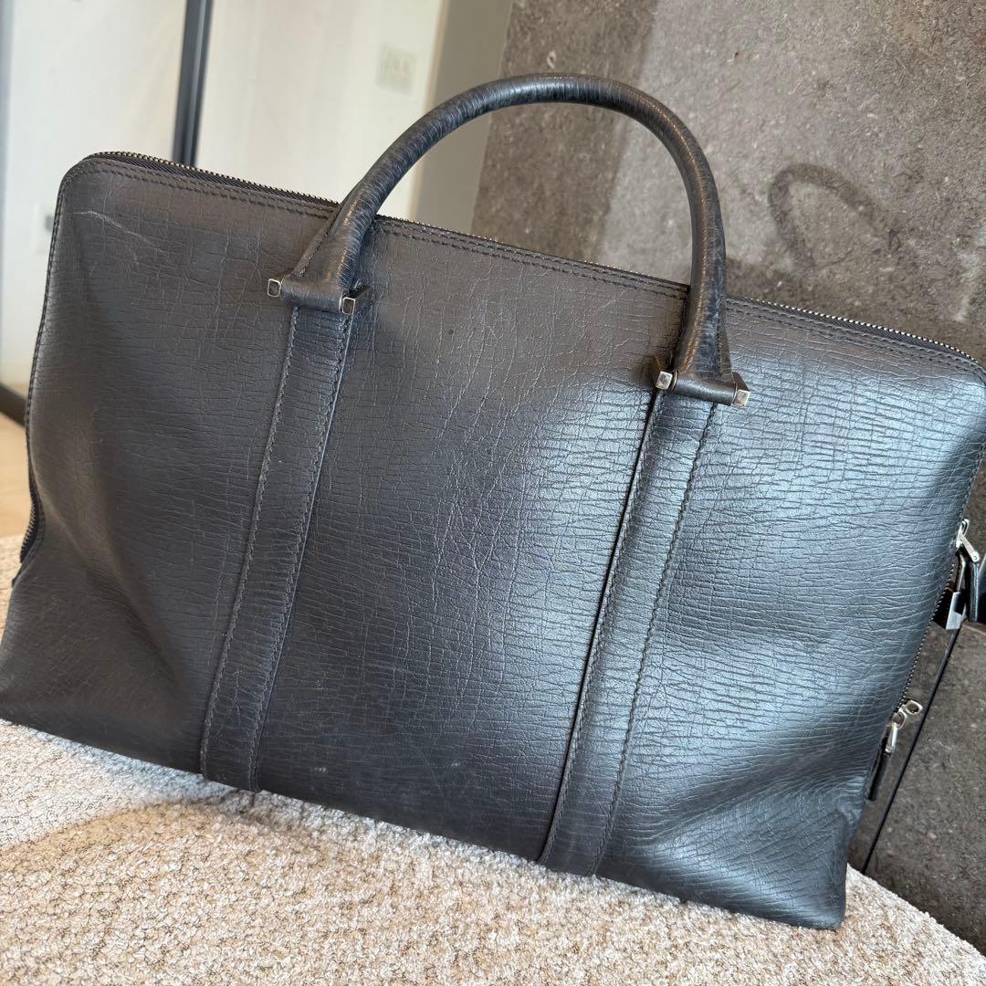 GUCCI（グッチ）ビジネスバッグ ブラック レザー