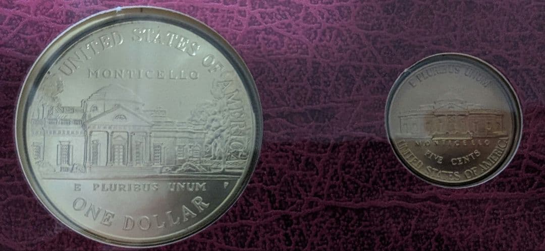 1993 トーマス ジェファーソン シルバー 記念ボックス