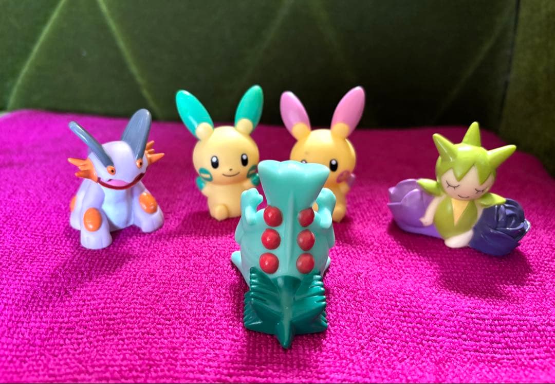 【限定品】ポケモンキッズ 色ちがい5体セット プラスル マイナン ジュカイン 他