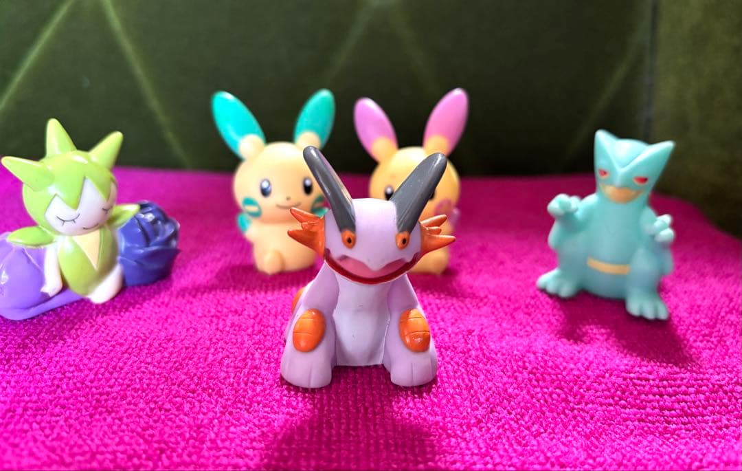 【限定品】ポケモンキッズ 色ちがい5体セット プラスル マイナン ジュカイン 他