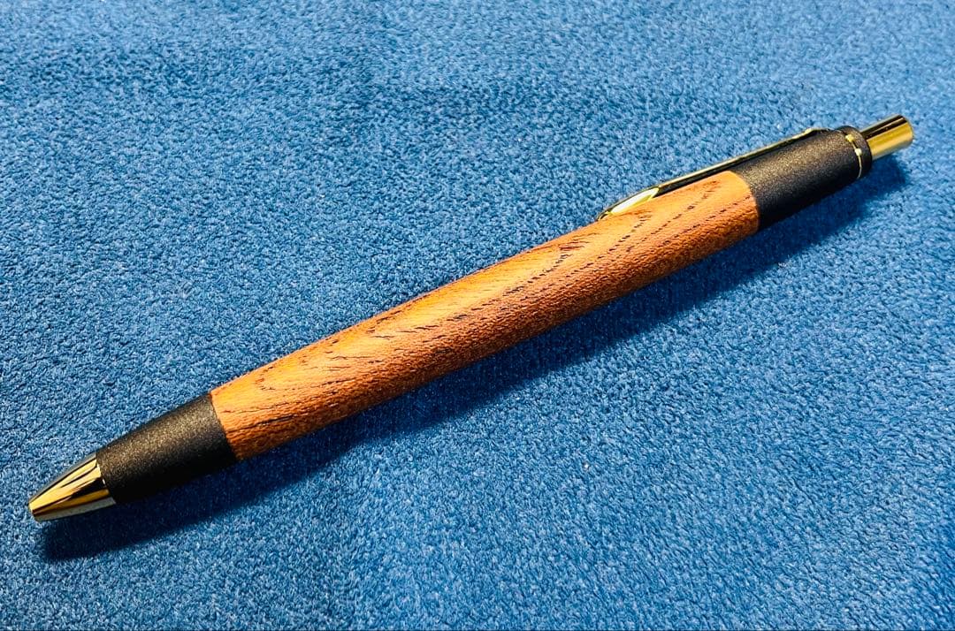 ボナンペン　シャープペンシル　欅　真鍮金具　【未使用に近い美品】