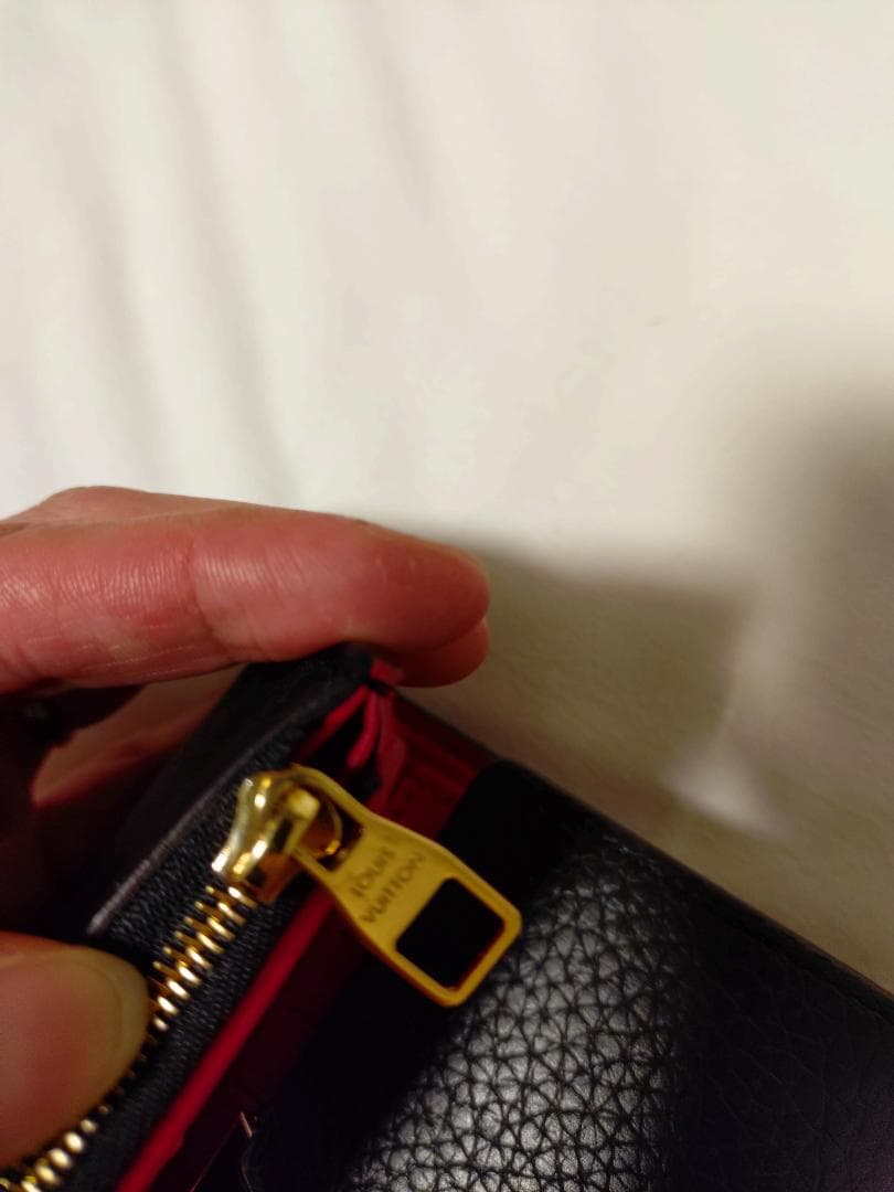 【良品☆値下げ依頼】Louis Vuitton 三つ折財布♡黒×ピンク