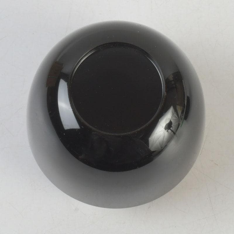 茶道具　輪島塗　蒔絵師　谷内一則(紫香)作　岩松蒔絵　大棗　共布共箱　V9588