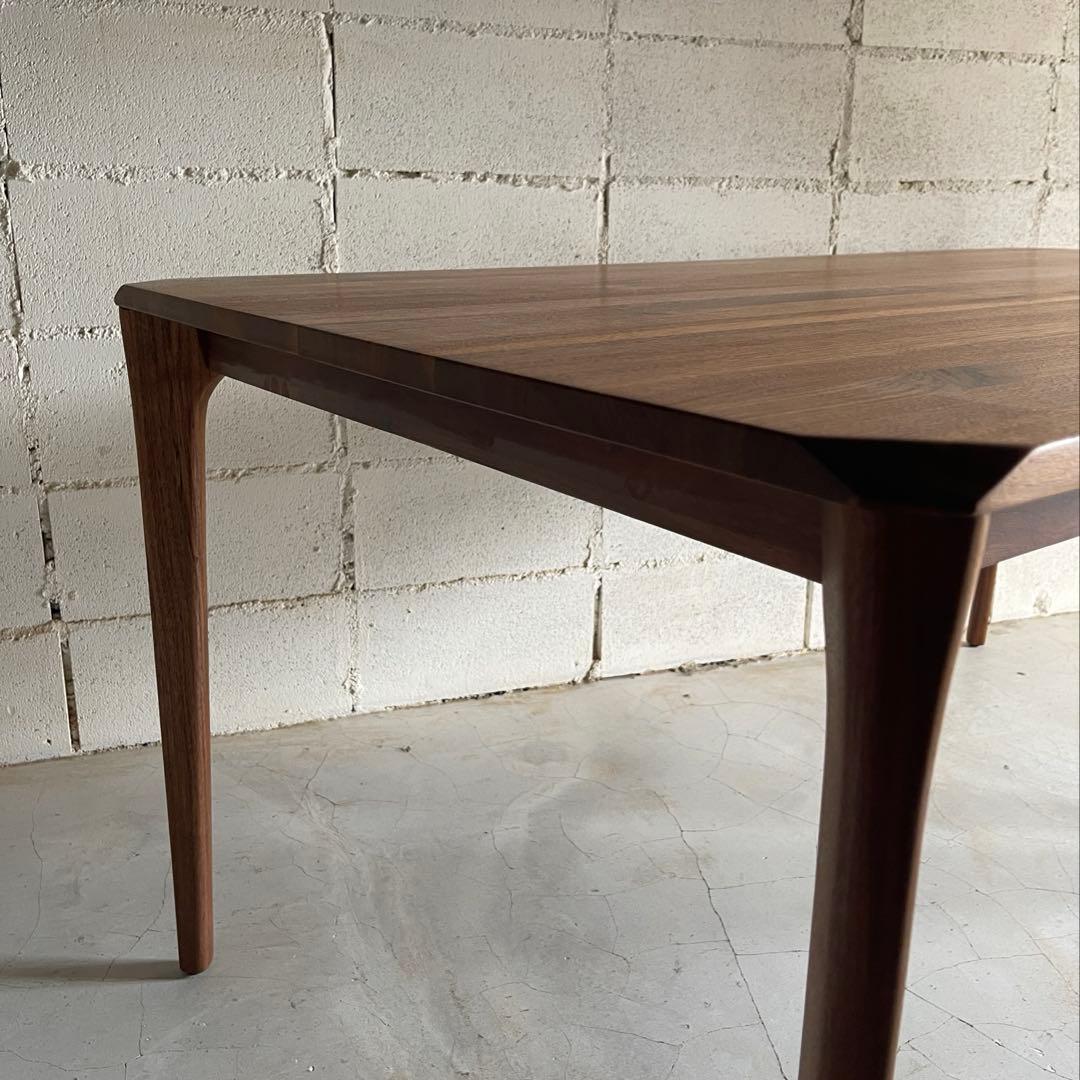 コスパクリエーション　天然木 ウォールナット 無垢材　ダイニングテーブル