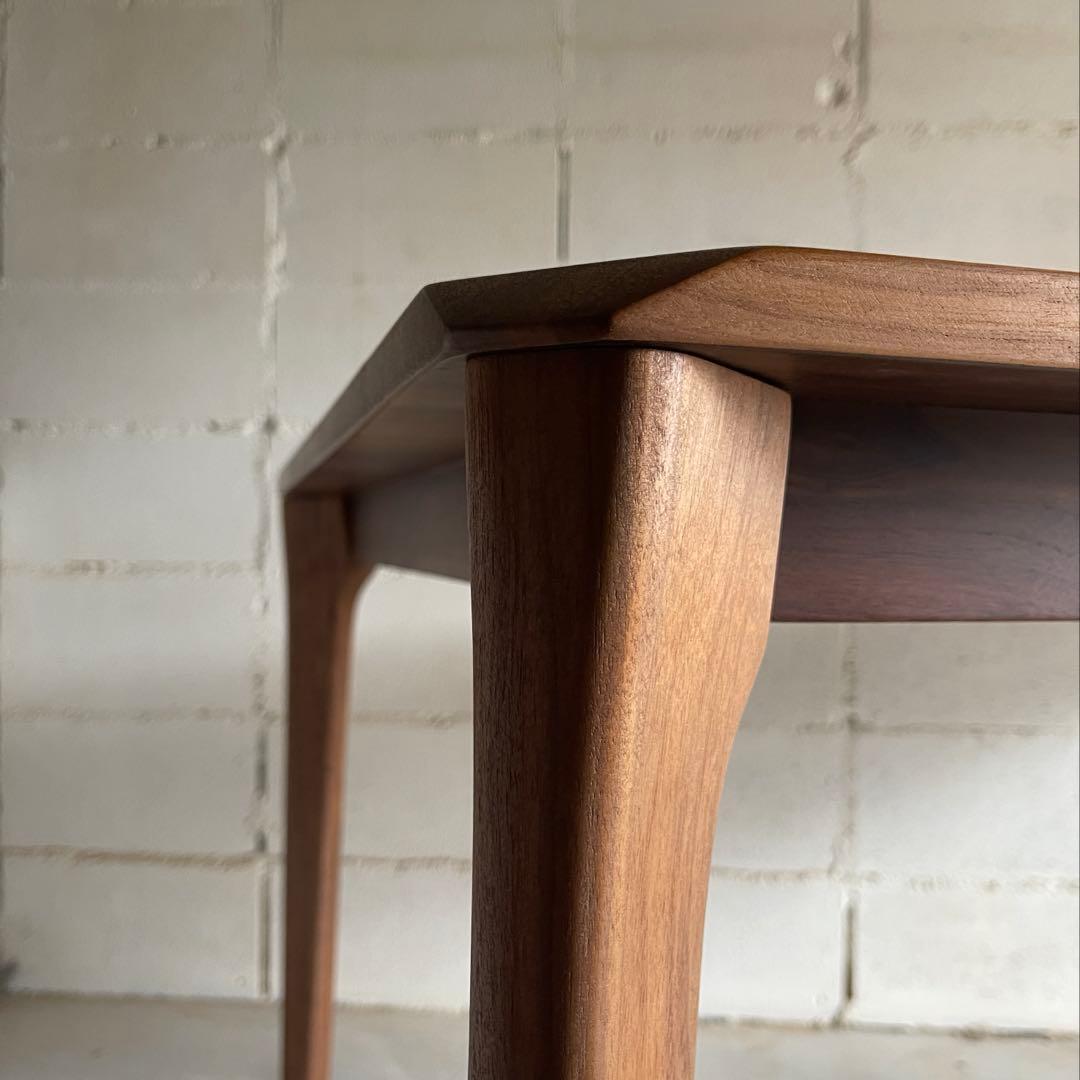 コスパクリエーション　天然木 ウォールナット 無垢材　ダイニングテーブル