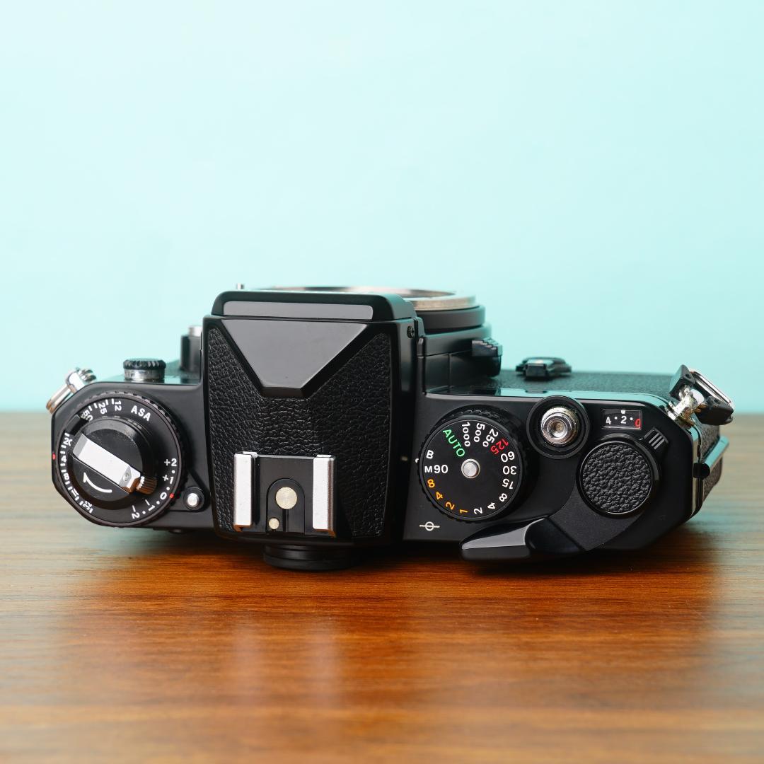 [美品] 完動品◎ニコン FE ブラック フィルムカメラ 防湿庫管理 #78
