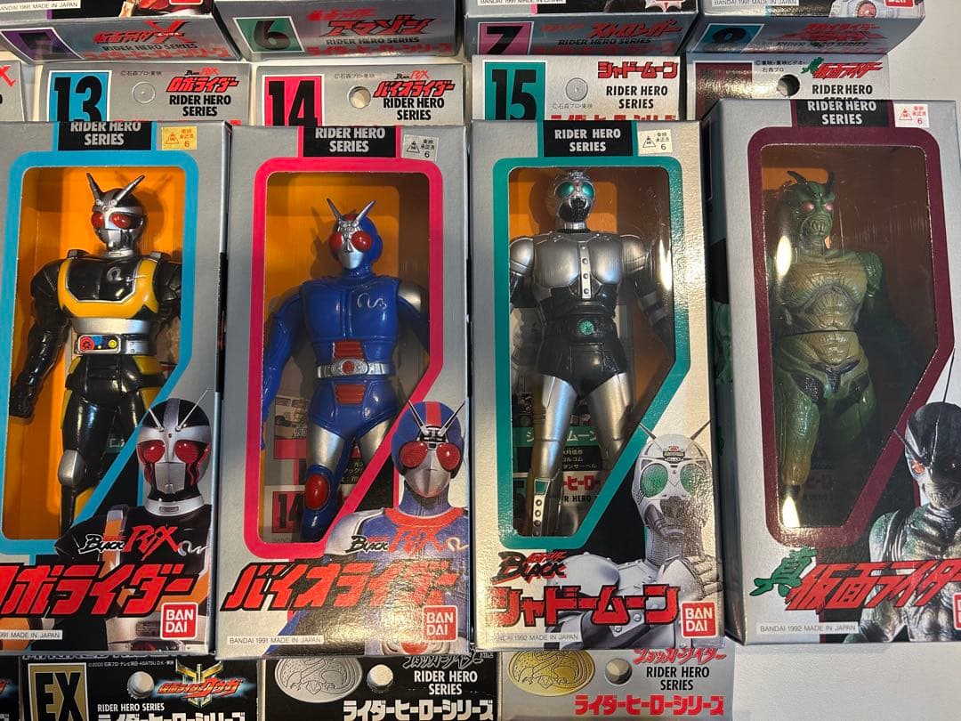ライダーヒーローシリーズ　セミコンプ　新品未開封　コレクション品　1991年製