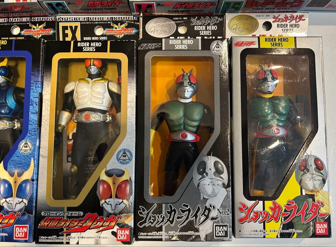 ライダーヒーローシリーズ　セミコンプ　新品未開封　コレクション品　1991年製