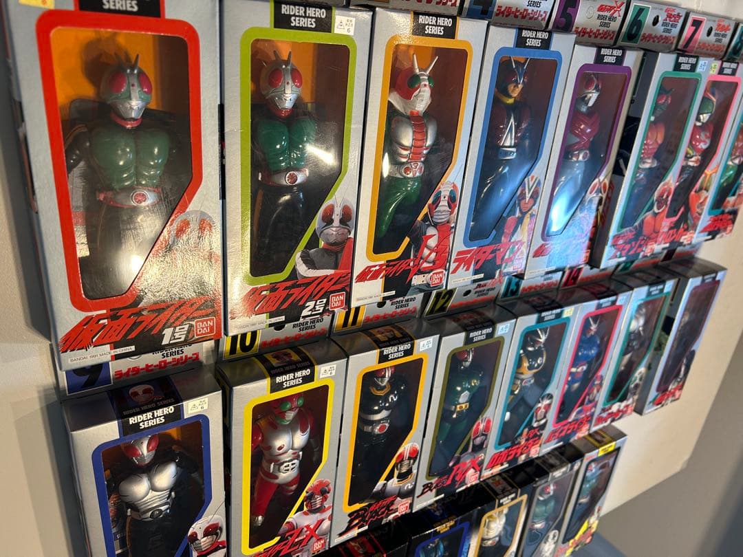 ライダーヒーローシリーズ　セミコンプ　新品未開封　コレクション品　1991年製