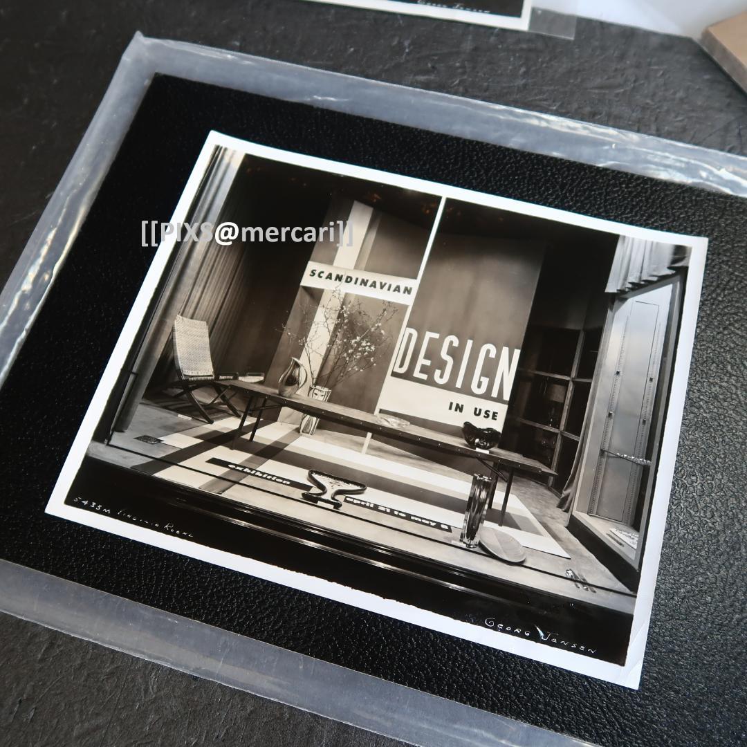   ジョージ・ジェンセン 1950年代 フォトグラフ 2枚