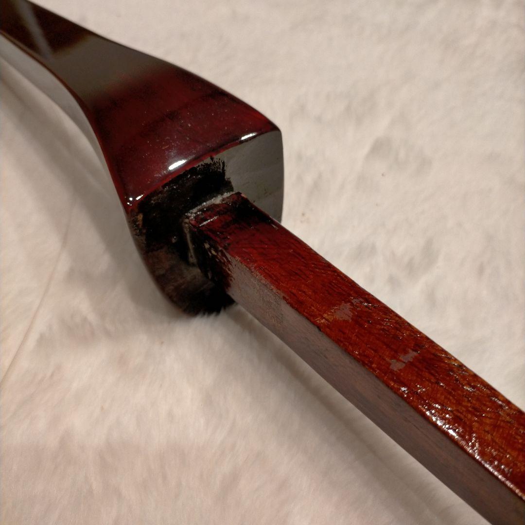 沖縄三線 本皮 三線 沖縄 皮破れなし 蛇皮 本蛇革 琉球 和楽器 弦楽器