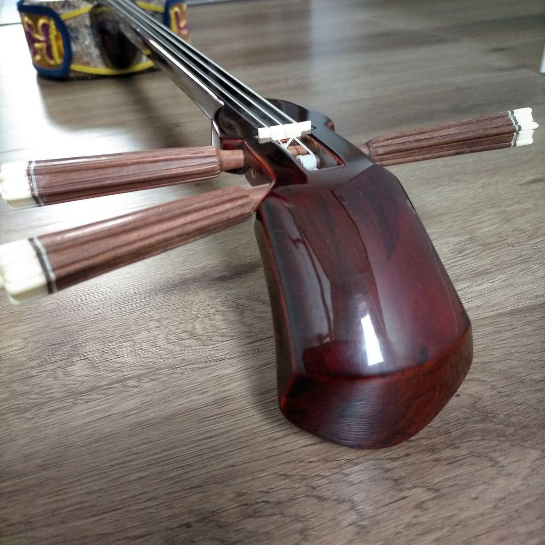 沖縄三線 本皮 三線 沖縄 皮破れなし 蛇皮 本蛇革 琉球 和楽器 弦楽器