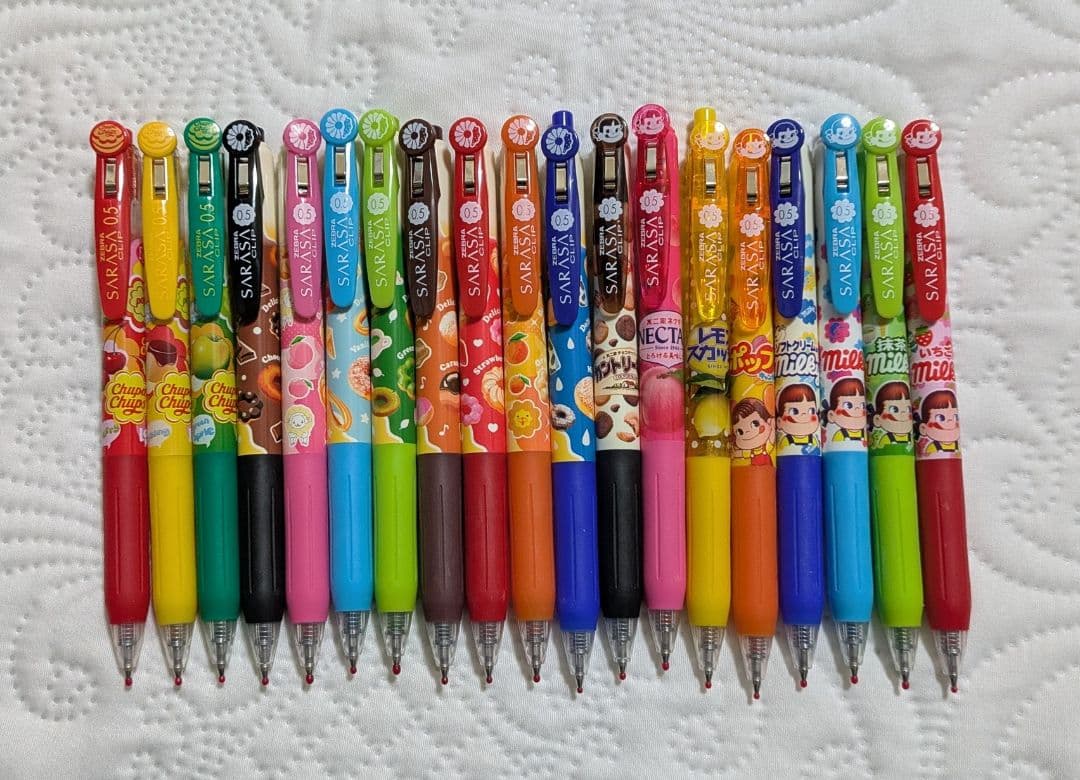 [ZEBRA] SARASAクリップ 限定 ミスド 不二家 チュッパチャプス