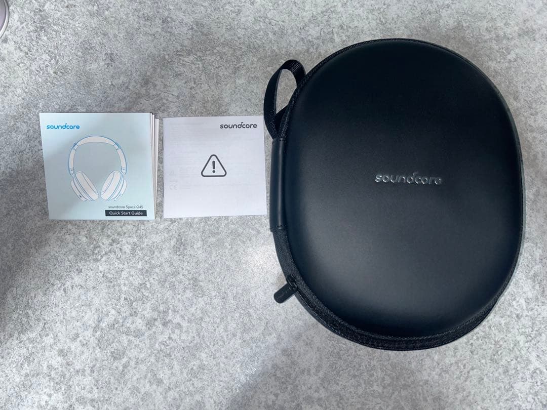 【美品】soundcore SPACE Q45 ワイヤレスヘッドフォン ブラック