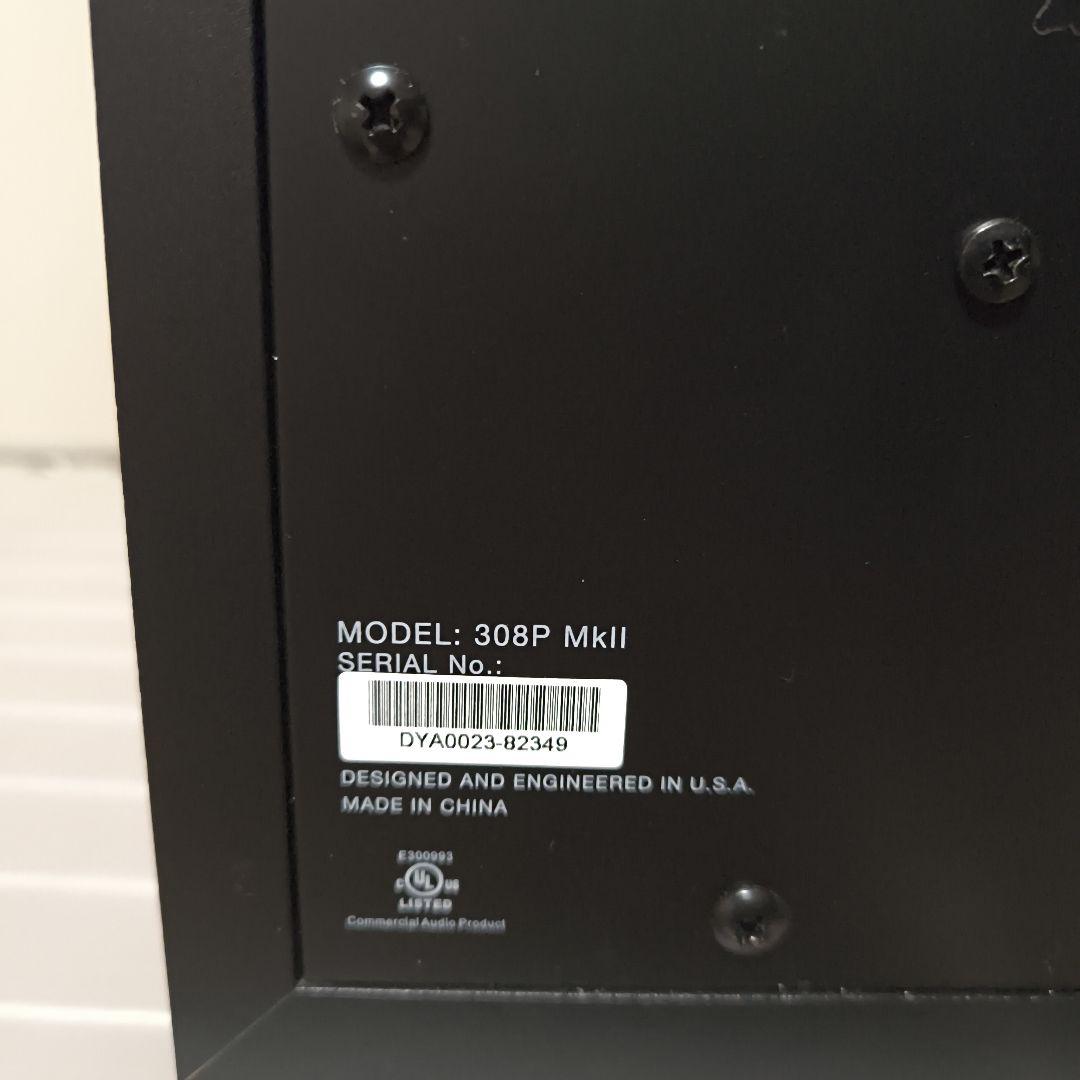 最終価格JBL 308P MkII 1台