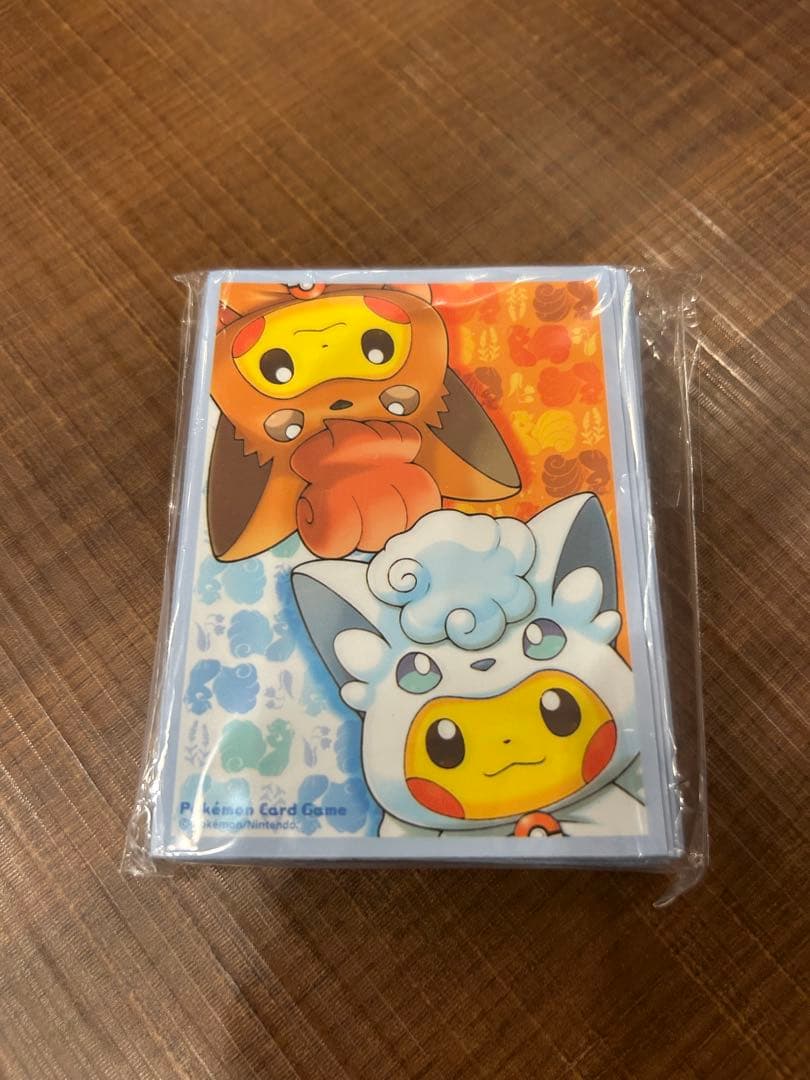 ポケモン デッキシールド アローラロコン＆ロコンポンチョのピカチュウ 新品未開封