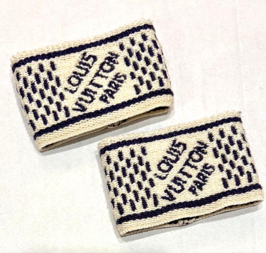 ヴィトン☆ロゴヘアバンド　リストバンド　3点セット　ヘアアクセサリー