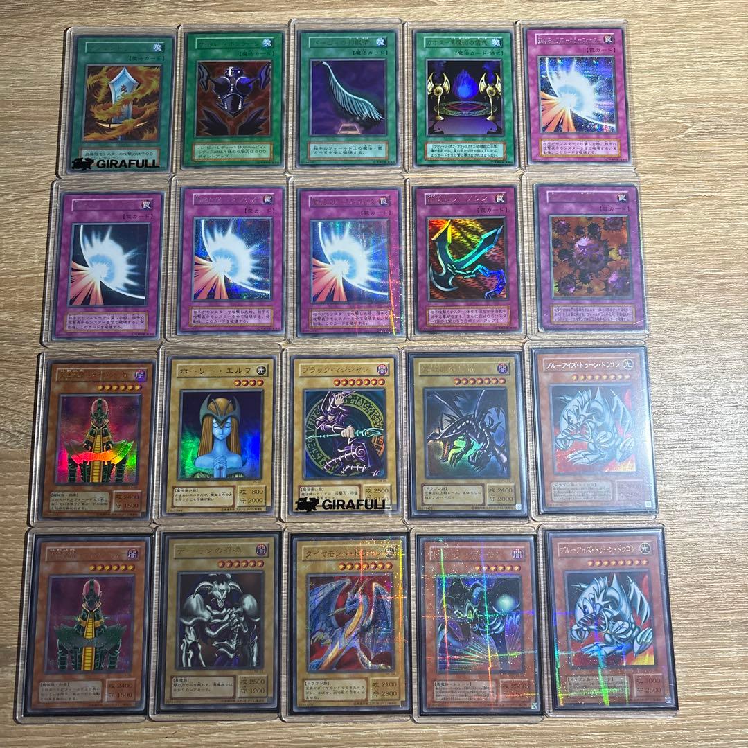 【 初期 二期 まとめ売り】 遊戯王　青眼の白龍　等 118枚　傷アリ　プレイ用