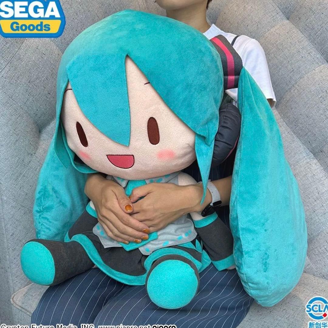 初音ミク ふわぷち どでかジャンボ ふわふわ ぬいぐるみ 約50cm sega