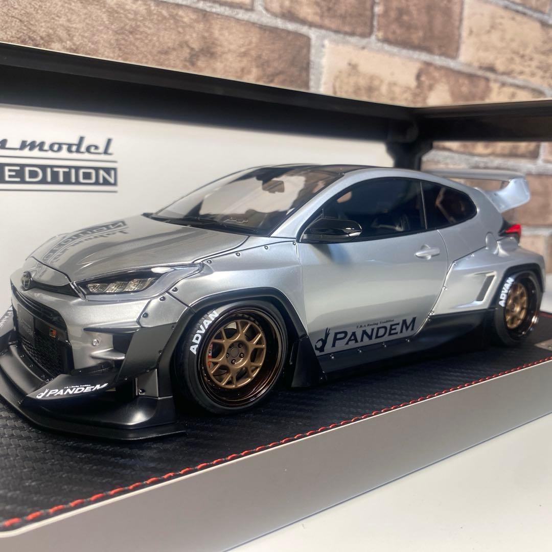 イグニッションモデル　1/18　パンデム　GRヤリス　エンジン付き　トヨタ