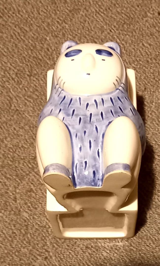 未使用　貴重　当時物　伝染るんです　かわうそ　ペン立て　陶器製