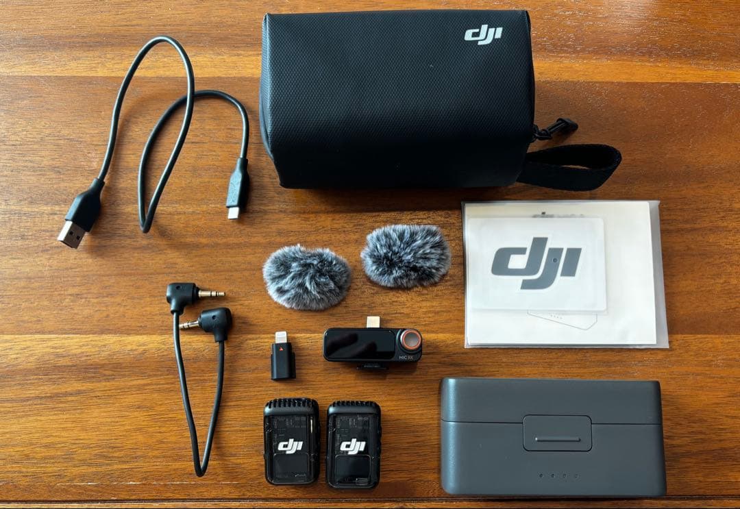 【美品】DJI MIC 2 ワイヤレスマイク フルセット