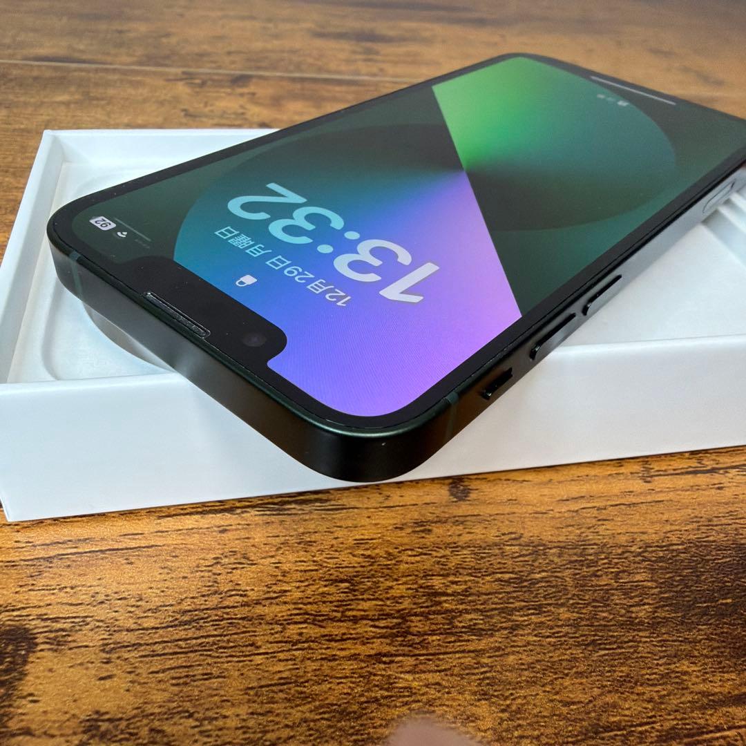 ⭐️美品　iPhone13mini 128GB SIMフリー グリーン