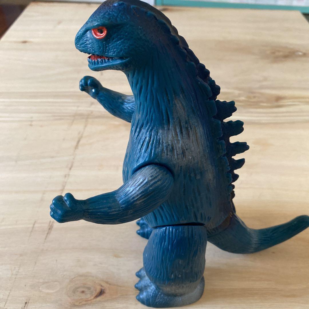 ゴジラ　50年以上前　フィギュア　赤目　 ソフビ　　ブルマァク