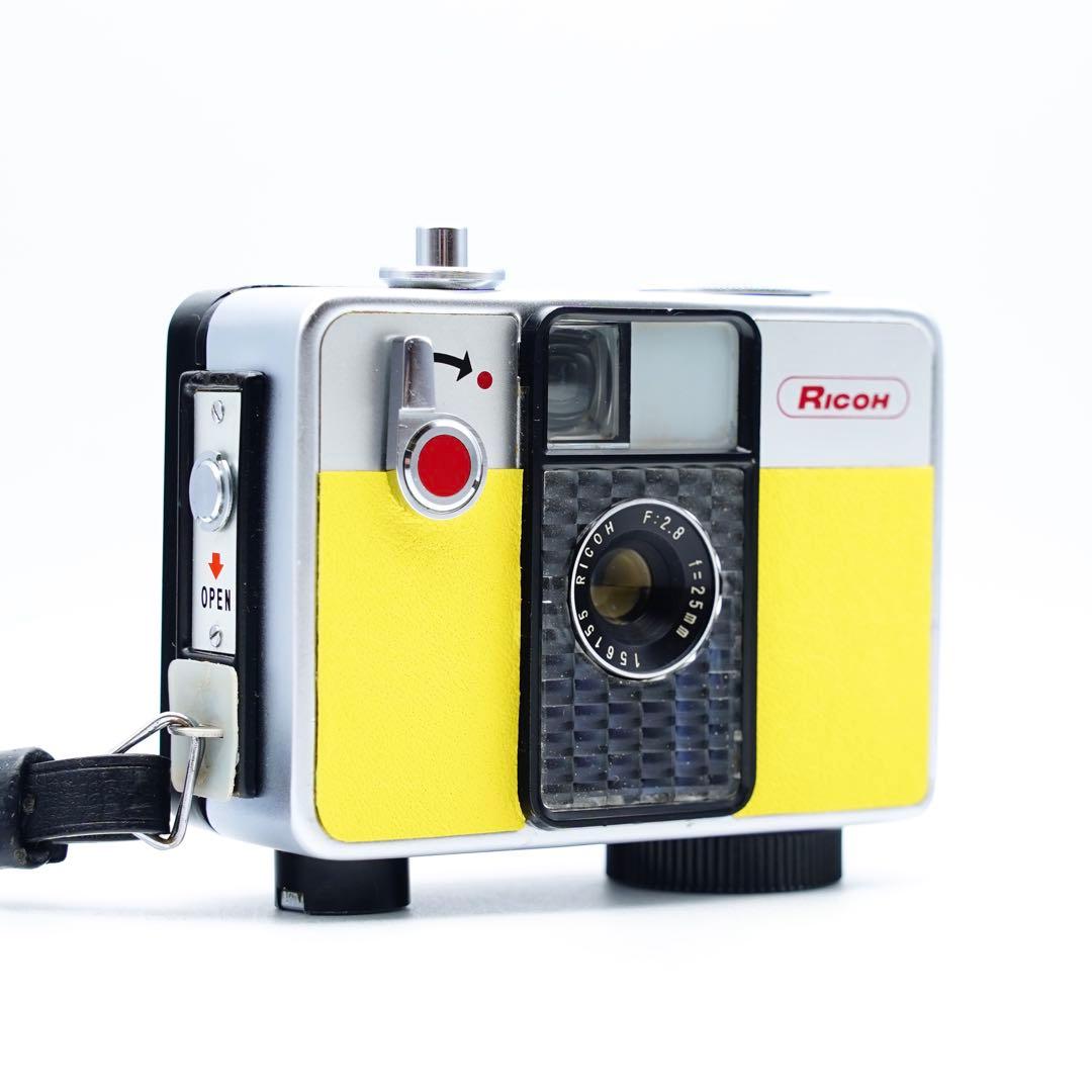 【動作確認・整備・清掃済み＊試写あり】黄色 リコーオートハーフS