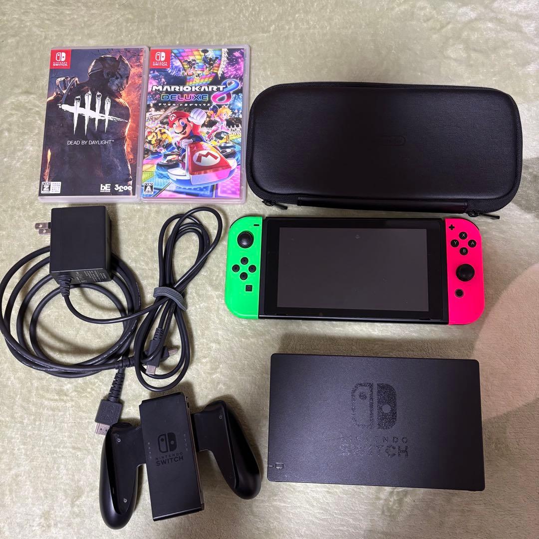 ※即購入❌　Nintendo Switch 本体 ジョイコン2個 ゲーム2本