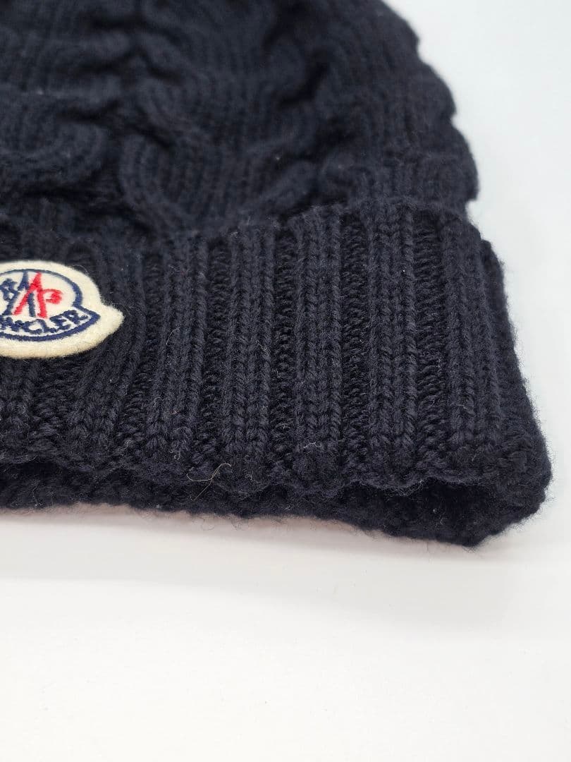 MONCLER　ロゴ　ニット　キッズ　Lサイズ　黒