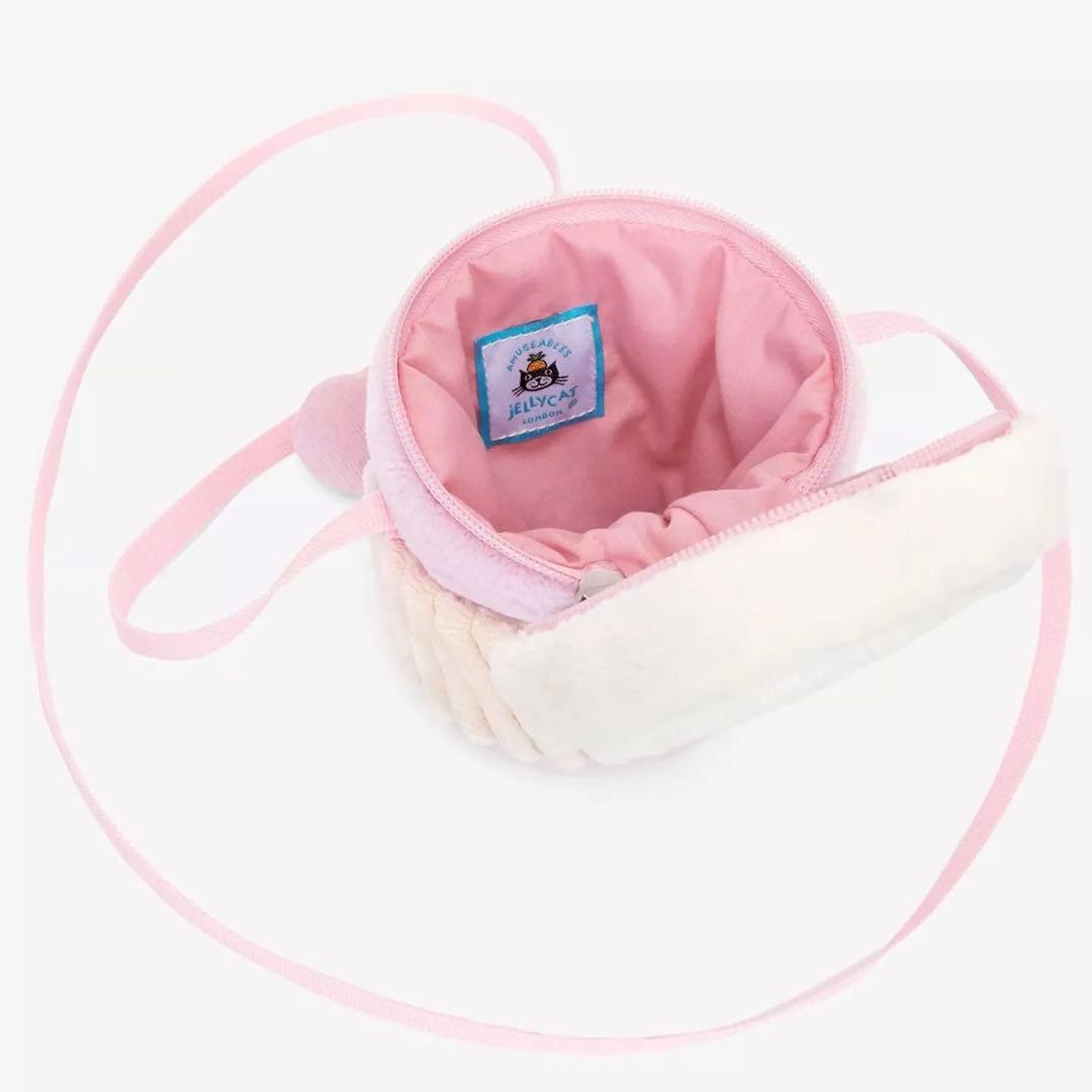 新品　ジェリーキャット　コーヒー ショルダー バッグ　ポシェット　ポーチ　ピンク