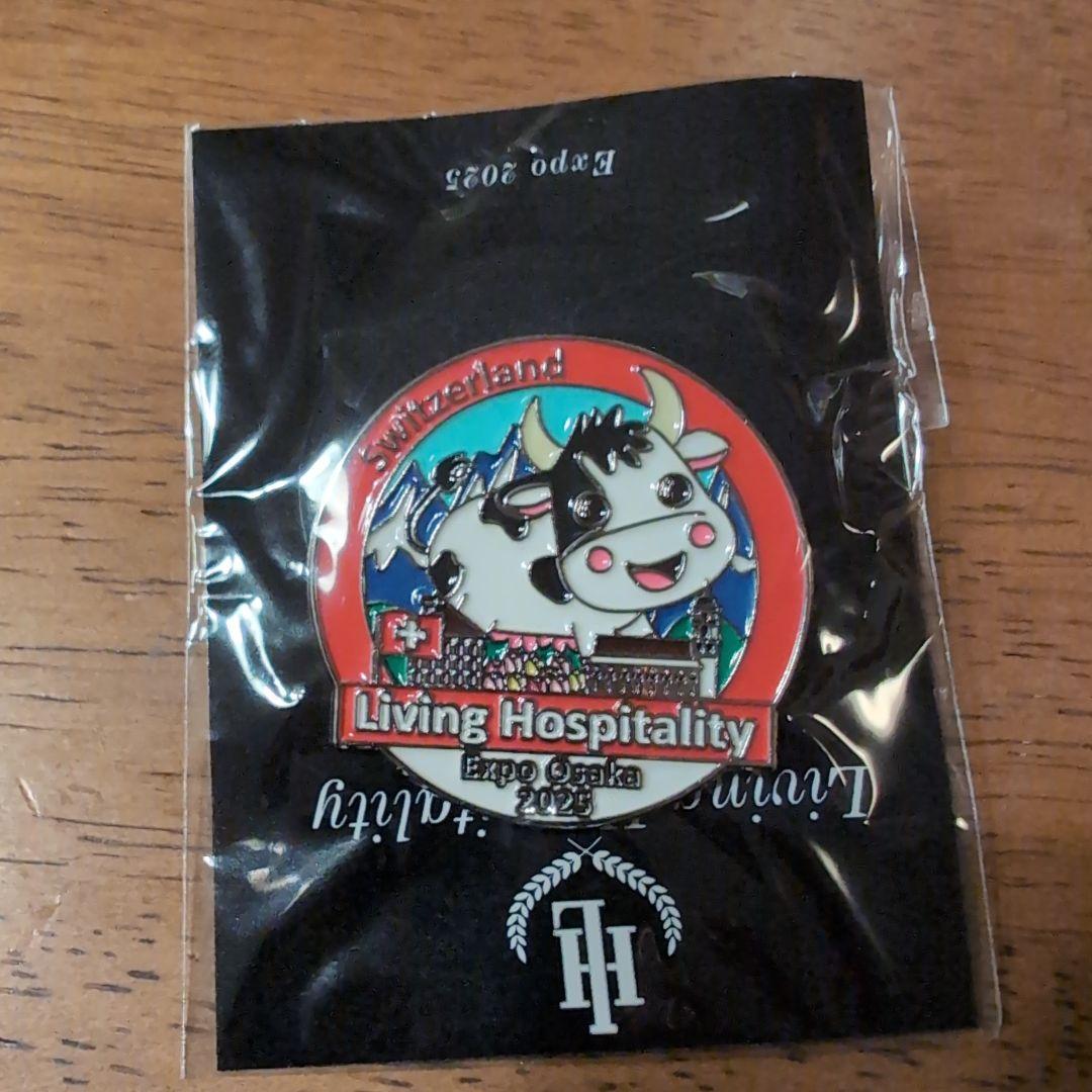 【非売品レア】大阪関西万博　スイス館　ピンバッジ