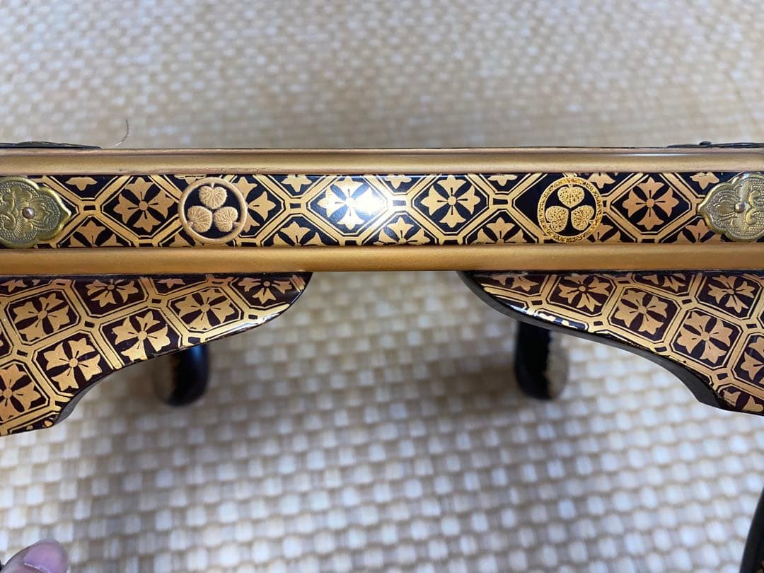 Qqqqw 大名家伝来品梨地高蒔絵徳川家葵紋入火鉢！