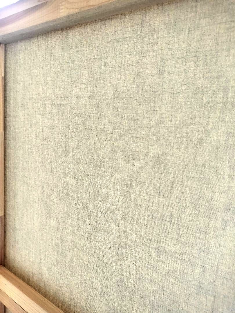 笹部洋画材料店★F80　麻張りキャンバス　杉集成材木枠使用　アクリル絵画/油彩画