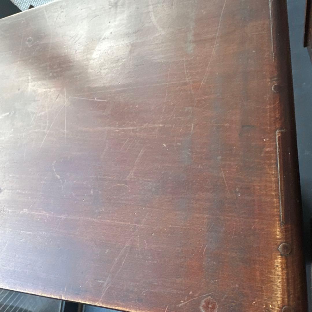 瞬間的お値下げ‼️ヴィンテージ　茶箪笥　アザミの絵が描かれていて素敵❣️