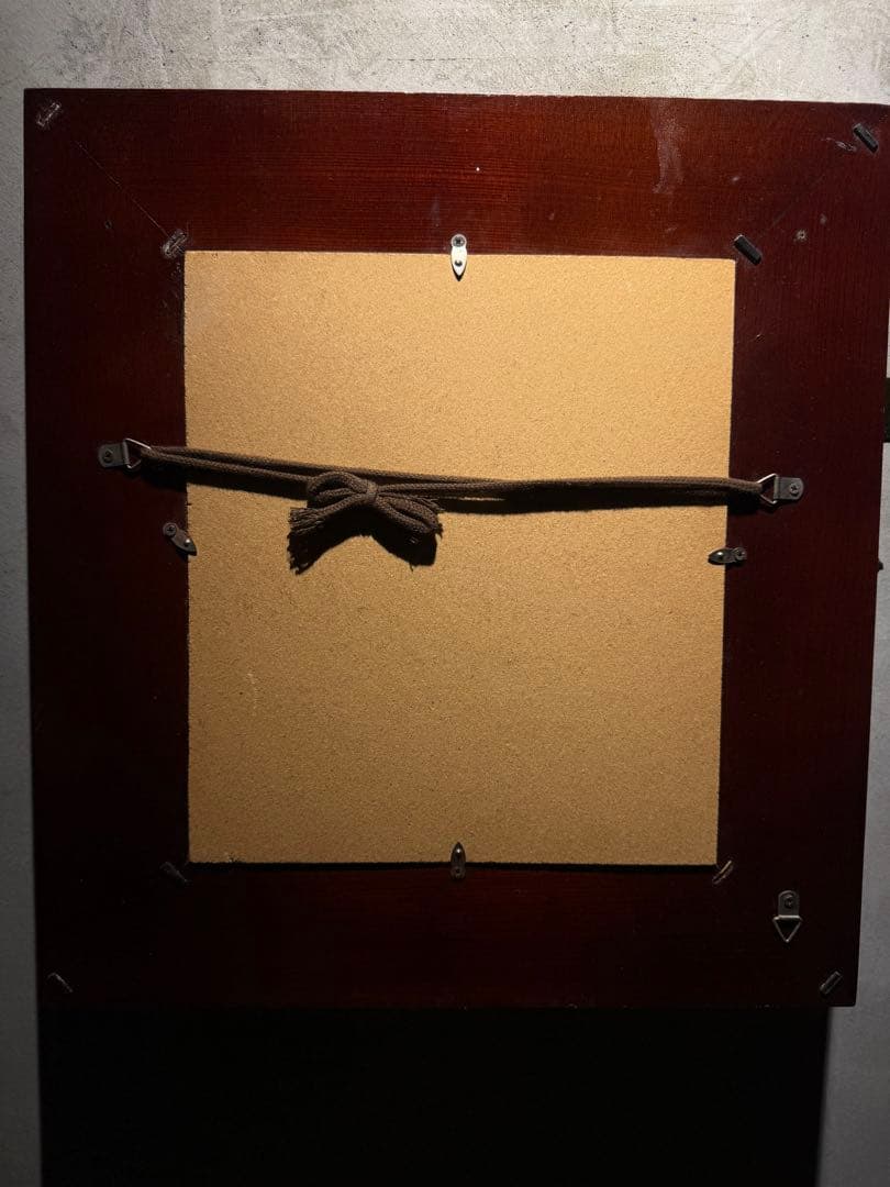 竹久夢二　色紙　木製フレーム