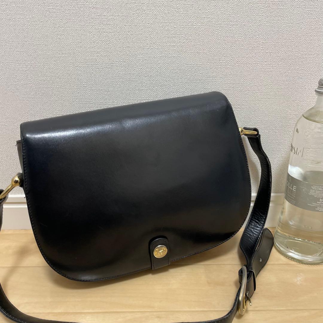 ■ CELINE（セリーヌ）良品 / レザー /ショルダーバッグ/ ブラック 黒