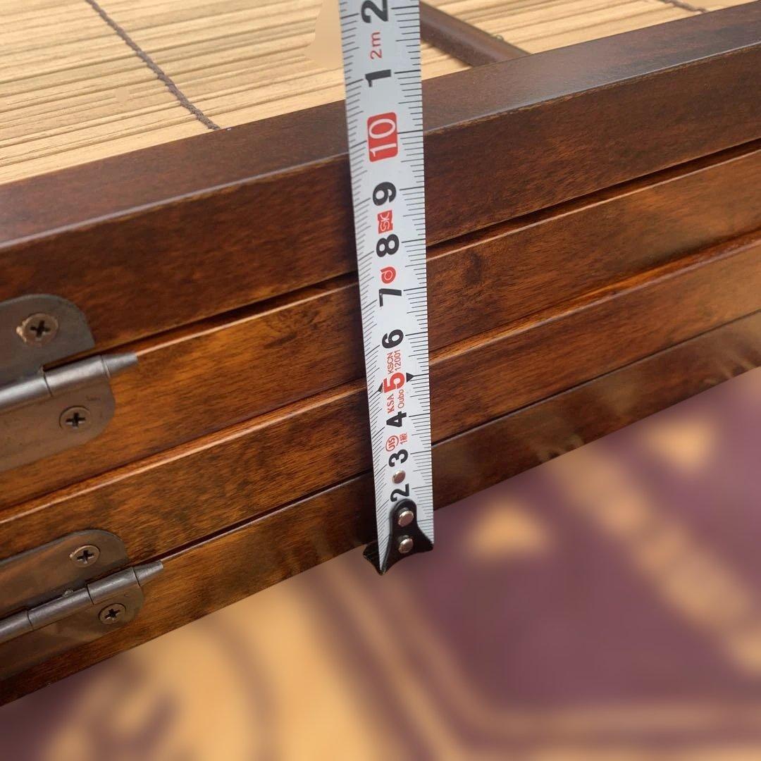 木製 衝立 パーテーション ４面パネル　和風　レトロ　高さ約124cm