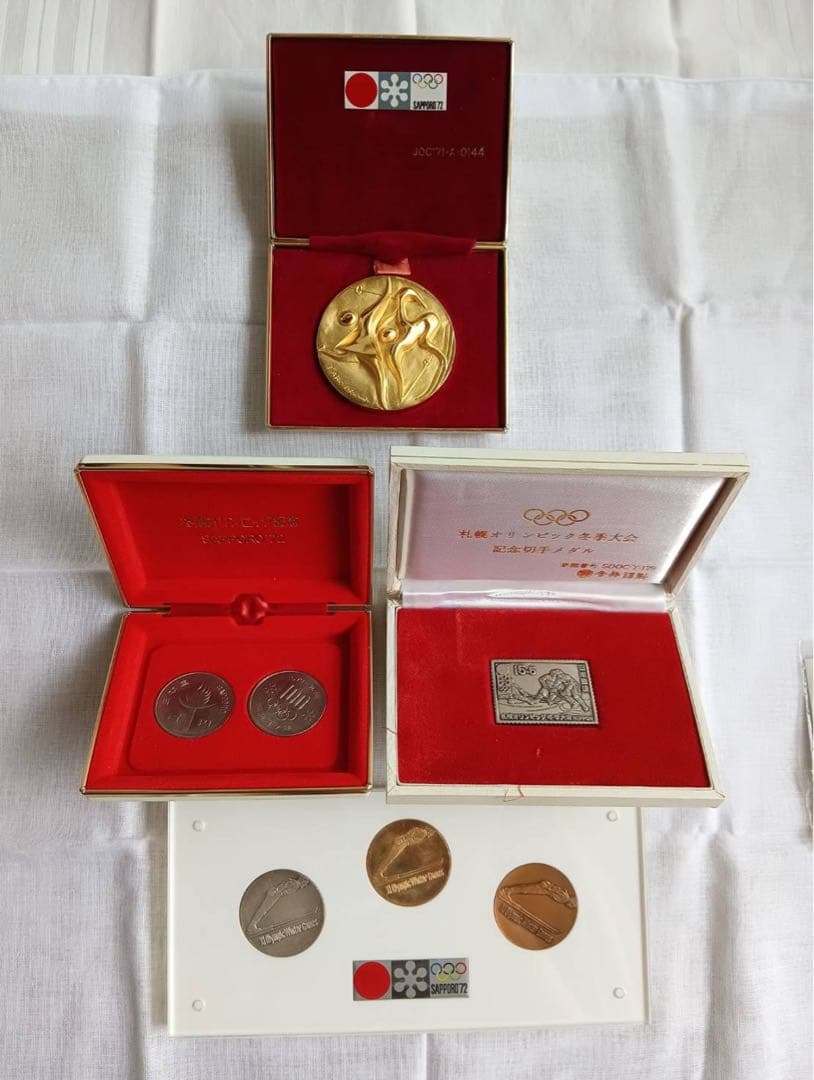 ギ*ヅ様 第11回札幌オリンピック冬季大会記念メダル　4点セット