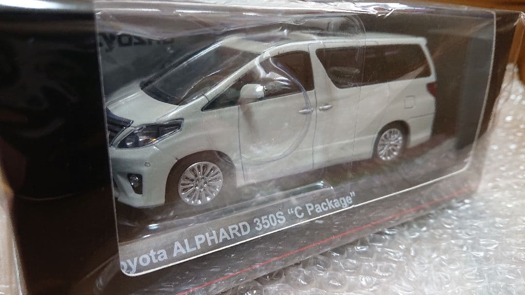京商 1/43 トヨタ アルファード 350S ホワイトパールクリスタルシャイン