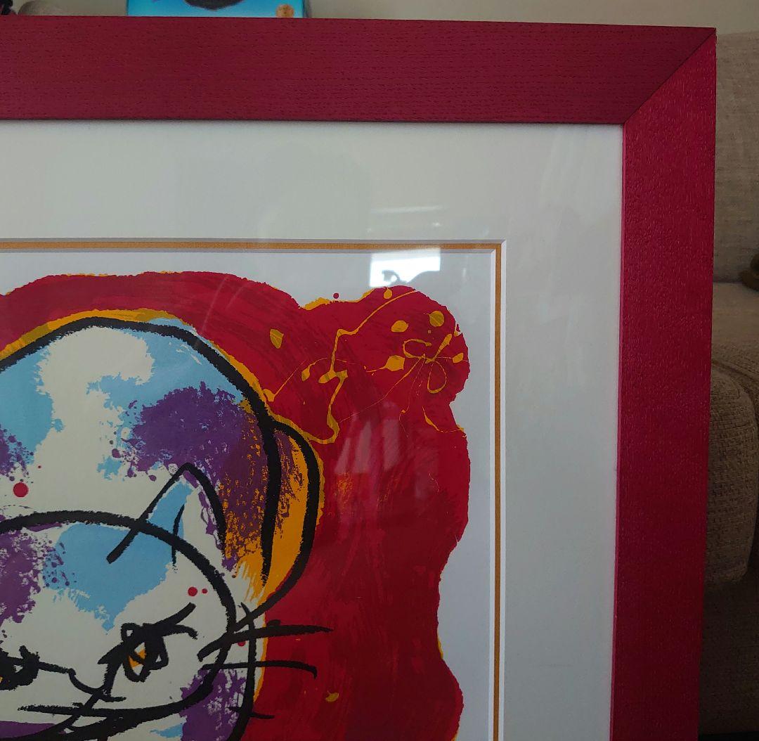 H*u様 マイケル・ルー シルクスクリーン 版画 猫 cat Michael L