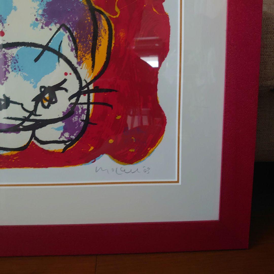 H*u様 マイケル・ルー シルクスクリーン 版画 猫 cat Michael L